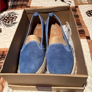 Clarks Blue Suede Shoes